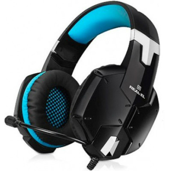 Фото - Гарнитура проводная игровая REAL-EL GDX-7500 Black-Blue