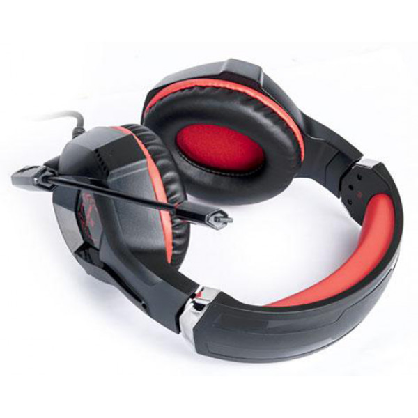 Фото - Гарнітура дротова ігрова REAL-EL GDX-7575 Black/Red