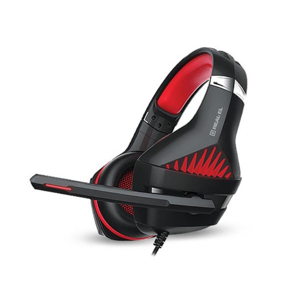 Фото - Гарнитура проводная игровая REAL-EL GDX-7600 Black/Red