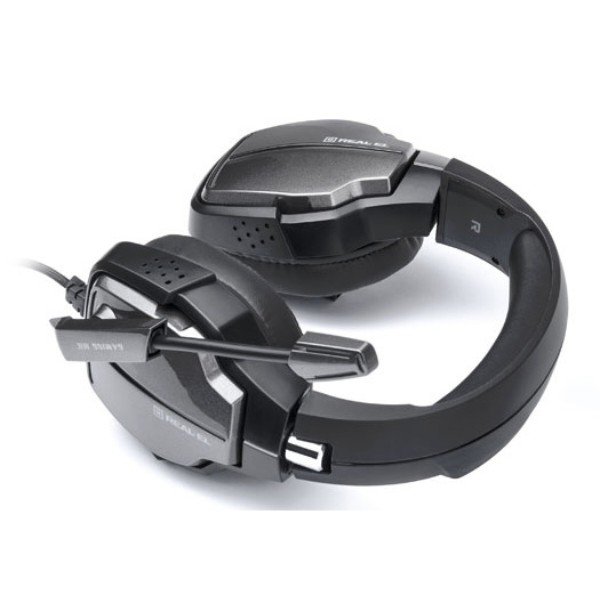 Фото - Гарнітура дротова ігрова REAL-EL GDX-7680 Black