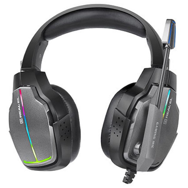 Фото - Гарнітура дротова ігрова REAL-EL GDX-7680 Black