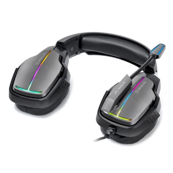Фото - Гарнітура дротова ігрова REAL-EL GDX-7680 Black