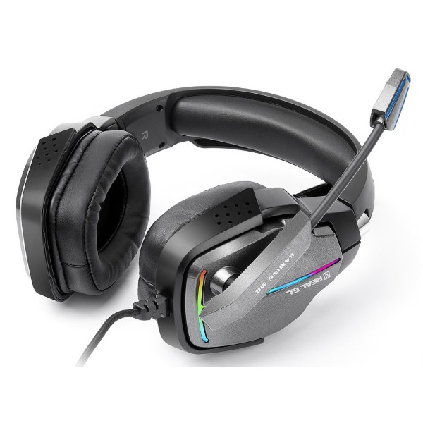 Фото - Гарнітура дротова ігрова REAL-EL GDX-7780 Black