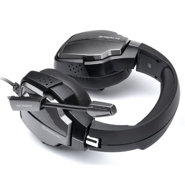 Фото - Гарнітура дротова ігрова REAL-EL GDX-7780 Black