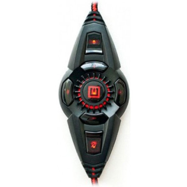 Фото - Гарнітура дротова ігрова REAL-EL GDX-8000 Vibration Surround 7.1 BackLit Black-Red