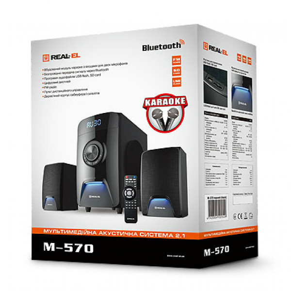 Фото - Комп'ютерна акустика 2.1 REAL-EL M-570