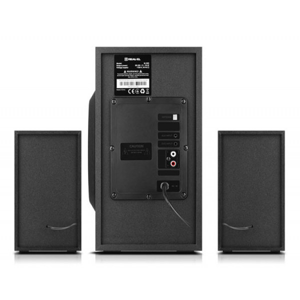 Фото - Комп'ютерна акустика 2.1 REAL-EL M-590 Black