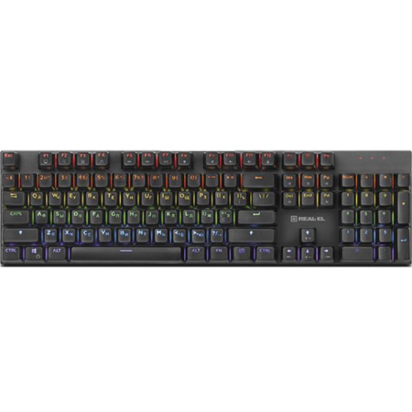 Фото - Клавиатура проводная REAL-EL M 13 Grey USB (EL123100045) Фото - Клавиатура проводная REAL-EL M 13 Grey USB (EL123100045)