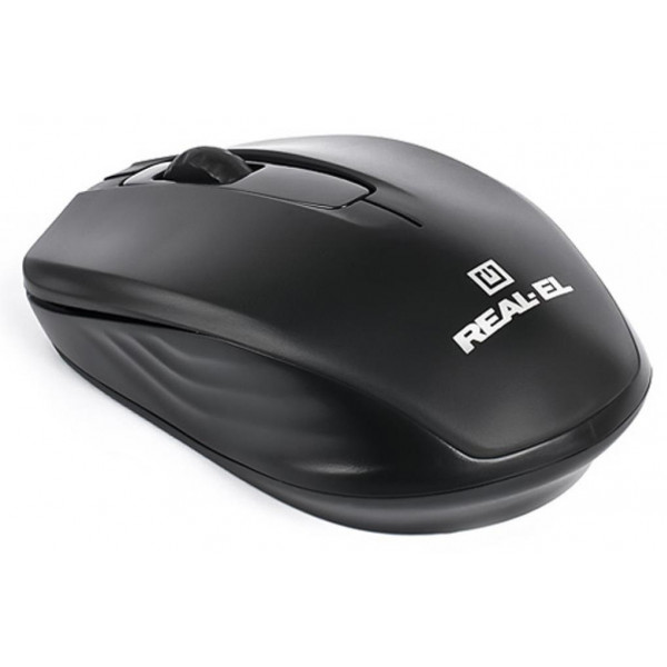 Фото - Миша бездротова REAL-EL RM-301 Black USB