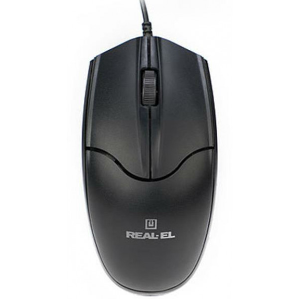 Фото - Мышь проводная REAL-EL RM-410 Silent Black USB