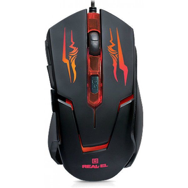 Фото - Миша дротова REAL-EL RM-520 Gaming Black
