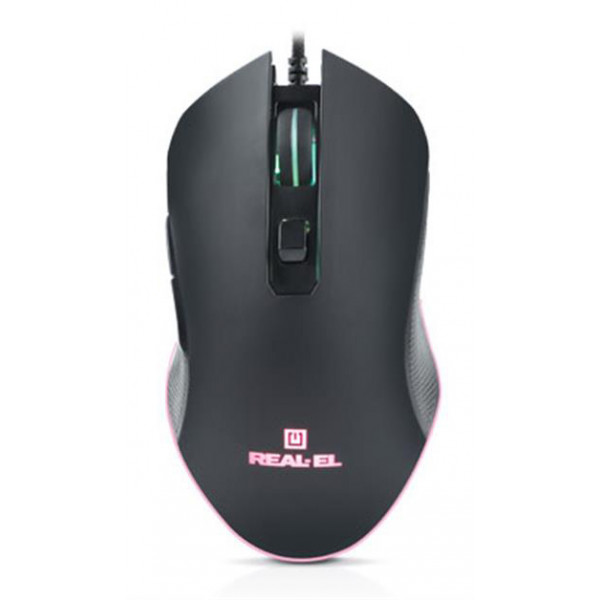 Фото - Мышь проводная игровая REAL-EL RM-550 Black USB