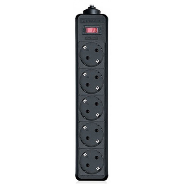 Фото - Мережевий фільтр REAL-EL RS-PROTECT (5 роз, 1,8 м), 10А Фото - Мережевий фільтр REAL-EL RS-PROTECT (5 роз, 1,8 м), 10А