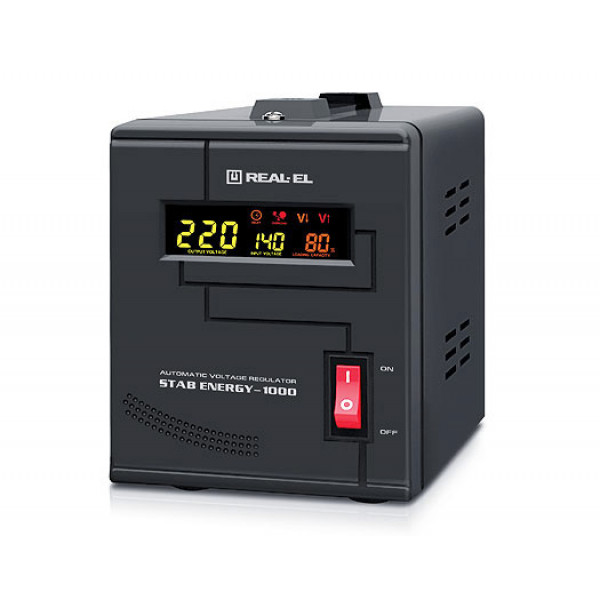 Фото - Стабілізатор напруги REAL-EL STAB ENERGY-1000