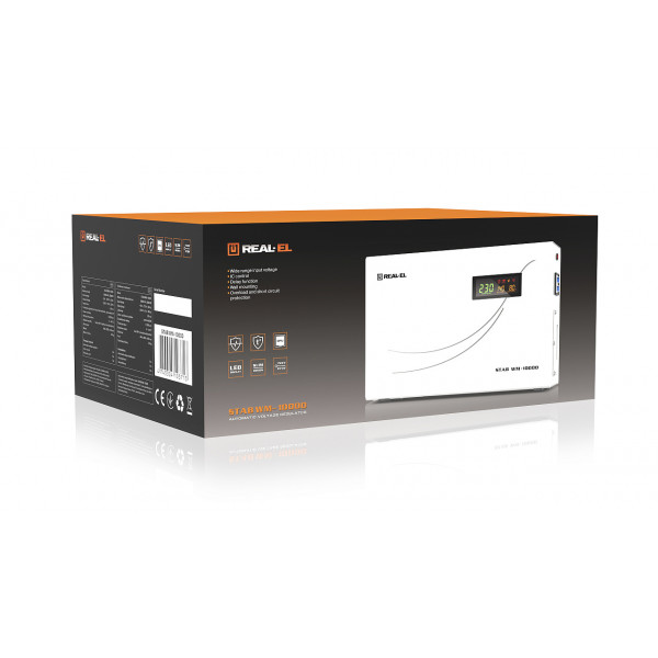 Фото - Стабілізатор напруги REAL-EL STAB WM-10000