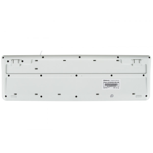 Фото - Клавіатура дротова REAL-EL Standard 500 USB белый UAH