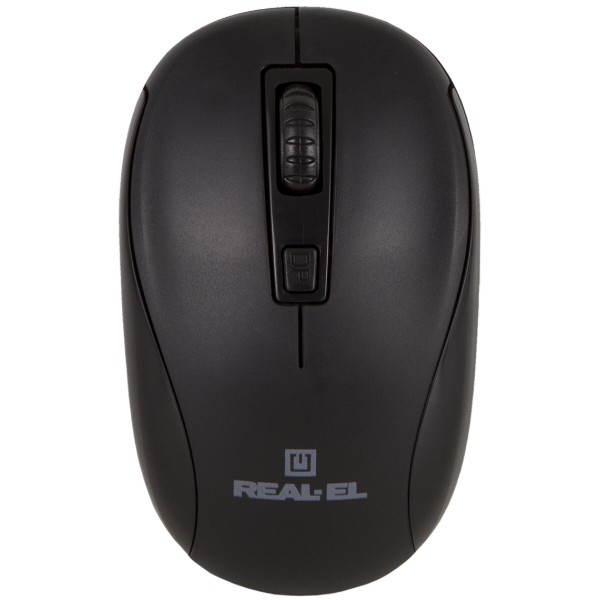 Фото - Клавиатура+мышь беспроводная REAL-EL Standard 550 Kit Wireless USB Black (EL123100024)