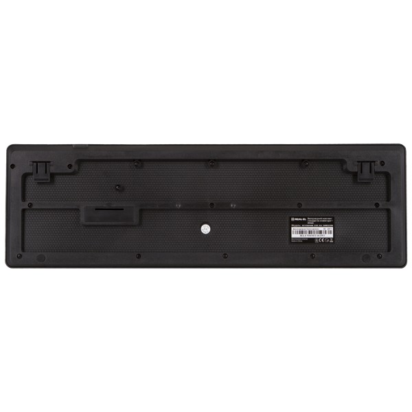 Фото - Клавиатура+мышь беспроводная REAL-EL Standard 550 Kit Wireless USB Black (EL123100024)