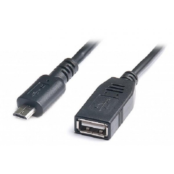 Фото - Кабель REAL-EL USB 2.0 OTG 0.1m Black (EL123500014) Фото - Кабель REAL-EL USB 2.0 OTG 0.1m Black (EL123500014)