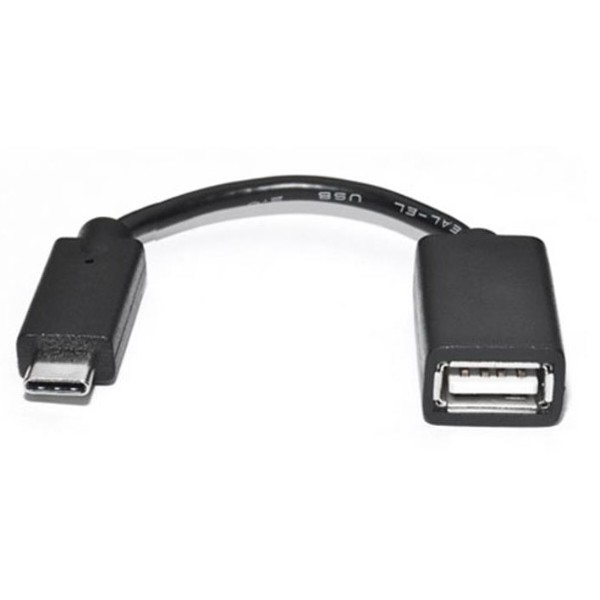 Фото - Переходник REAL-EL USB Type-C AF-USB OTG 0.1m Black (EL123500030)
