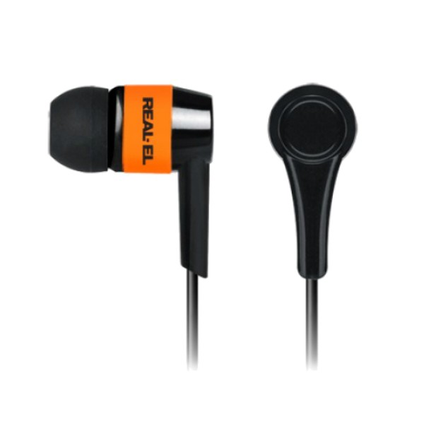 Фото - Наушники вкладыши REAL-EL Z-1005 Black/Orange