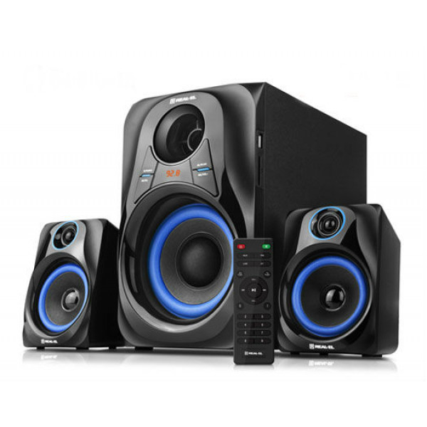 Фото - Комп'ютерна акустика 2.1 REAL-EL M-380 Black