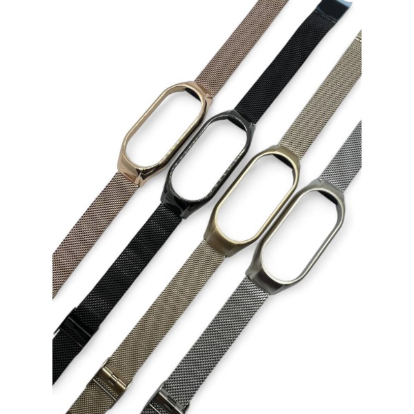 Фото - Ремешок для фитнес-браслета BeCover Metal for Xiaomi Mi Smart Band 9 Rose Gold (711981)