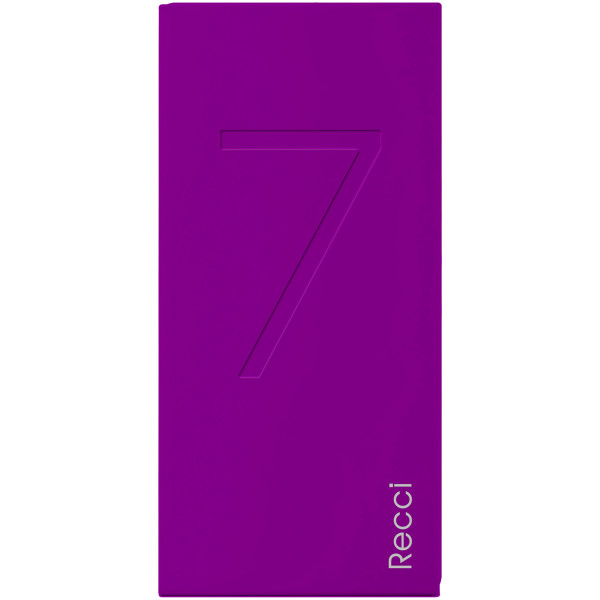 Фото - Батарея мобільна RECCI Seven 7000 mAh Purple Фото - Батарея мобільна RECCI Seven 7000 mAh Purple