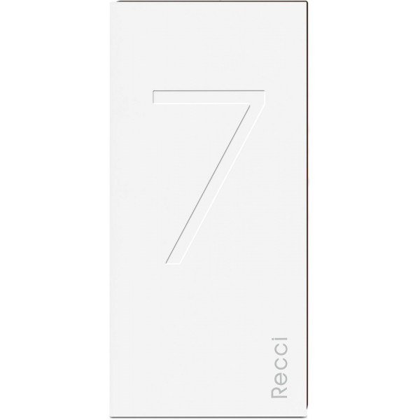 Фото - Батарея мобільна RECCI Seven 7000 mAh White Фото - Батарея мобільна RECCI Seven 7000 mAh White