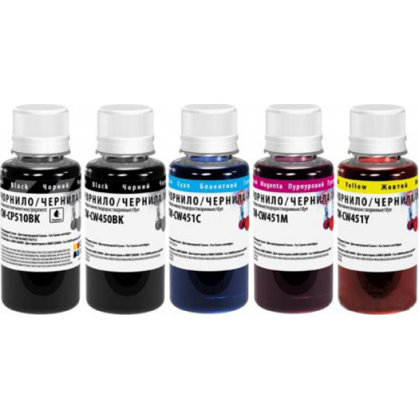 Фото - Чорнило Colorway Canon PGI-470/CLI-471 5х100 мл BP/BK/С/M/Y (CW-CW470/CW471SET01P)