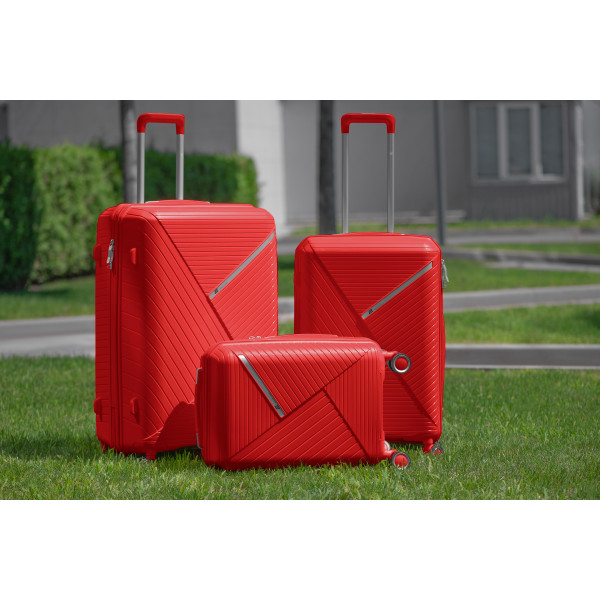 Фото - Набір валіз 2E Sigma 3 шт. Red (2E-SPPS-SET3-RD)
