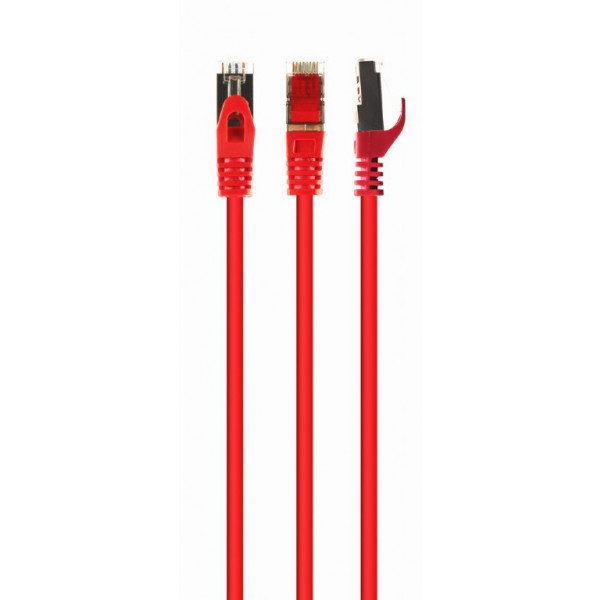 Фото - Кабель патч-корд Cablexpert S/FTP (PP6A-LSZHCU-R-10M) 50u 10m Red