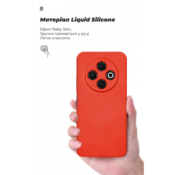 Фото - Чохол для смартфону Armorstandart ICON for Tecno Spark 30C 4G (kl5) Camera cover Red (ARM81205)