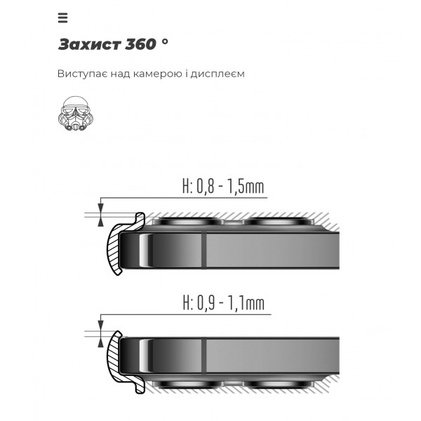 Фото - Чохол для смартфону Armorstandart ICON for Tecno Spark 30C 4G (kl5) Camera cover Red (ARM81205)