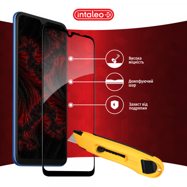 Фото - Захисне скло для смартфону Intaleo Full Glue for Xiaomi Redmi 10A Black (1283126537813)