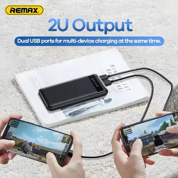 Фото - Батарея мобильная Remax Hintom 2.4A 20000mAh RPP-11 Black (6954851218838)