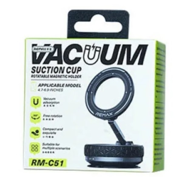 Фото - Автодержатель Remax RM-C51 Black (6954851250685)
