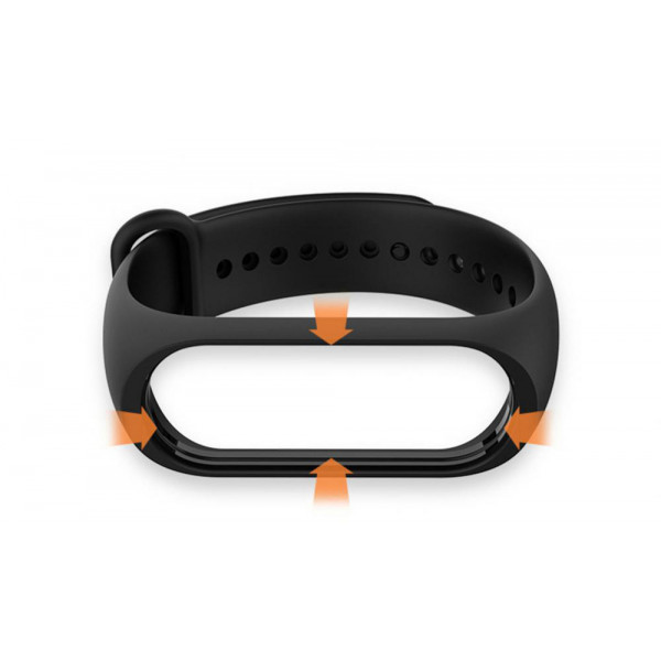 Фото - Ремінець для фітнес-браслету BeCover for Xiaomi Mi Smart Band 7 Black (707476)