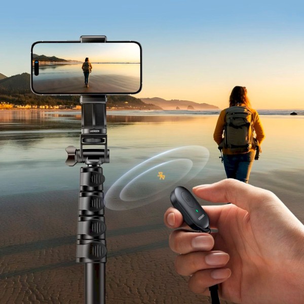 Фото - Штатив UGREEN LP680 Selfie Stick Tripod with Bluetooth Remote Black (15609)