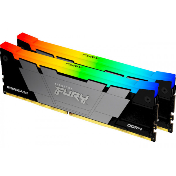Фото - Память DDR Kingston DDR4 32/3200 Fury Renegade RGB (KF432C16RB12AK2/32) Фото - Память DDR Kingston DDR4 32/3200 Fury Renegade RGB (KF432C16RB12AK2/32)