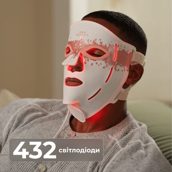 Фото - Led маска для обличчя RENPHO Artemis LED Light Therapy Mask (E100B-1-PK)