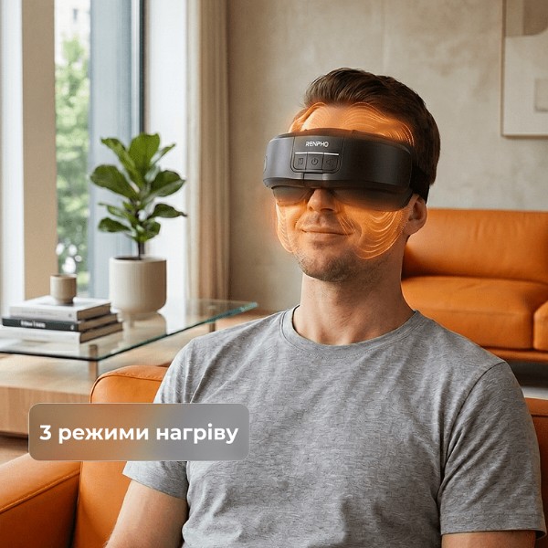 Фото - Масажер для очей RENPHO Eyeris Shift Eye Massager (R-G011-BK)