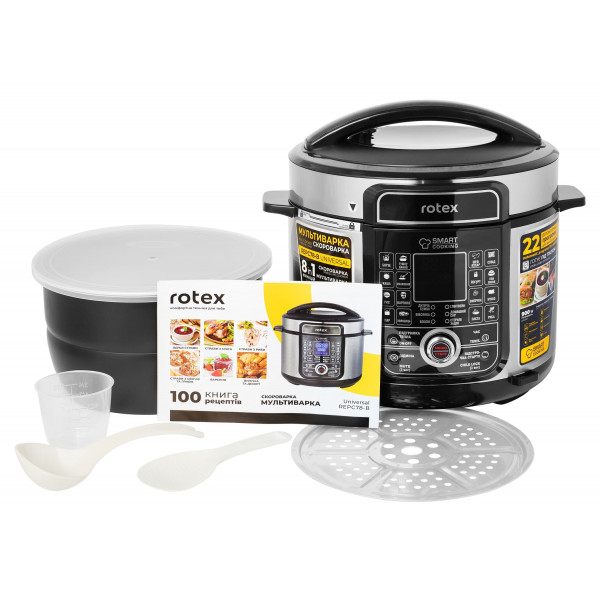 Фото - Мультиварка-скороварка Rotex REPC78-B Universal