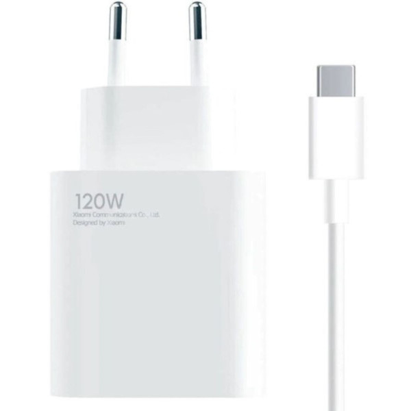 Фото - Мережевий зарядний пристрій Xiaomi 120W HyperCharge Combo (Type-A) EU + кабель USB-C (BHR9462EU)