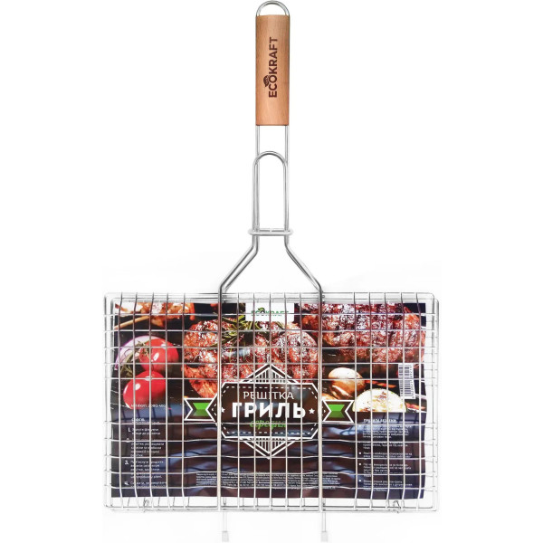 Фото - Решітка для гриля-барбекю Ecokraft 22х34 см (ZDBQ-40G)