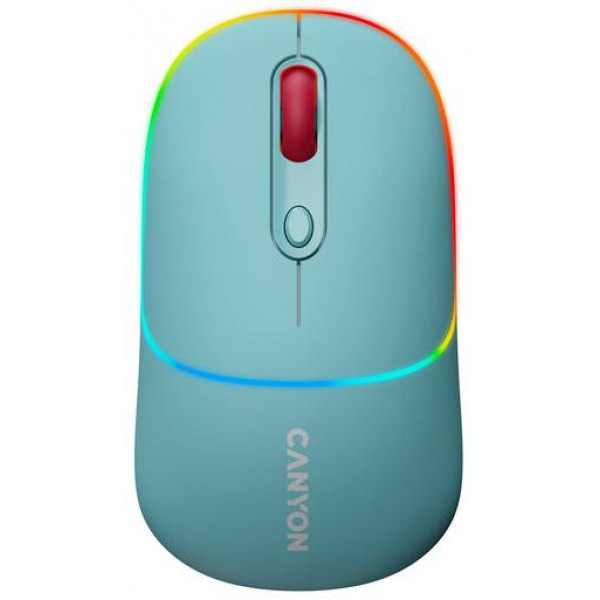Фото - Миша бездротова Canyon MW-22 Dual Band RGB Wireless Dark Cyan (CNS-CMSW22DC)