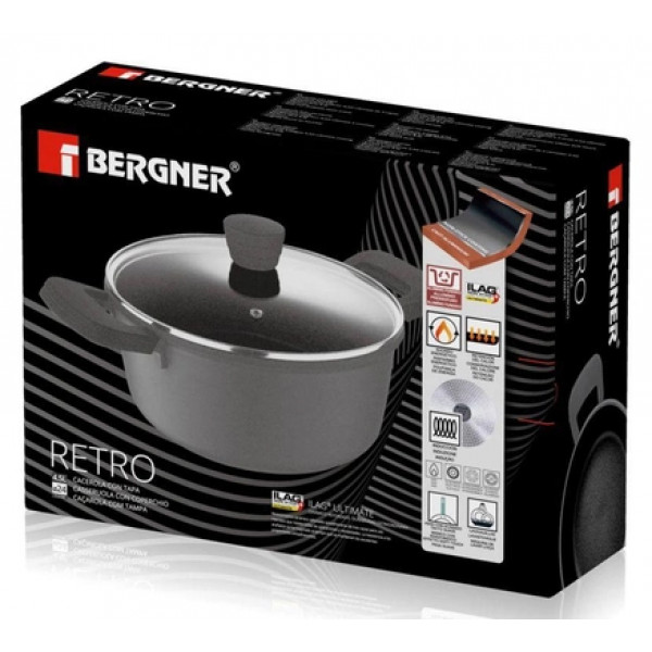 Фото - Каструля Bergner Retro 4,1 л (BG-30738-NP)