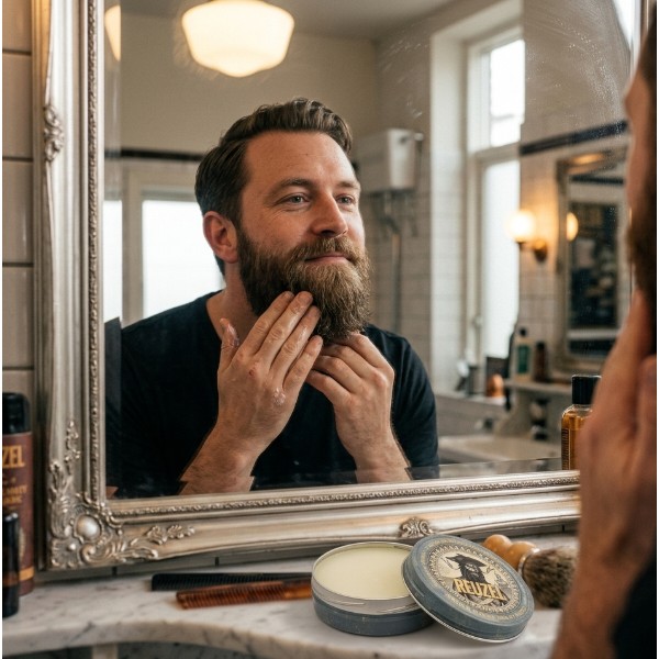 Фото - Бальзам для бороди Reuzel Beard Balm Wood&Spice 35 г (852968008631)