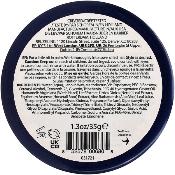 Фото - Паста для укладки волос Reuzel Fiber Pomade 35 г (850064164268)