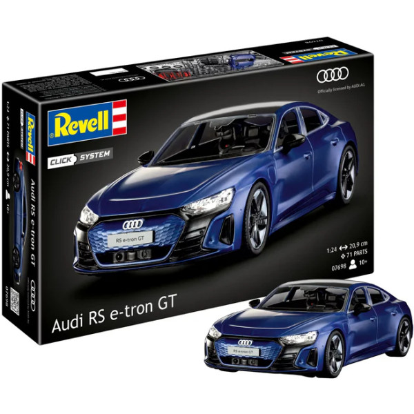 Фото - Набор для моделирования техники Revell модель автомобиль Audi RS e-tron GT 1:24 (RVL-07698) Фото - Набор для моделирования техники Revell модель автомобиль Audi RS e-tron GT 1:24 (RVL-07698)